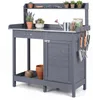 Tavolo da lavoro per giardinaggio COSTWAY con piano in Anteprima dell’immagine prodotto 1