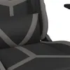 Chaise de jeu Noir et gris Similicuir Voir les images du produit 7