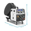 A welding machine with a large spool of wire attached, shown on wheels. Produktbild-Vorschau