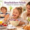 Melamin Schüssel 500ml Ø15cm Creme Vanille Bowl mit Muster Produktbild-Vorschau 5