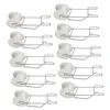 10pcs Tomato Roller Hooks Galvanized Steel Wire PP Heat Voir les images du produit 4