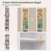 Mondeer Badezimmer Hochschrank Schmaler Standschrank mit Produktbild-Vorschau 6