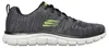 Skechers Track, zapatillas deportivas grises con cordones Vista previa de la imagen del producto 40