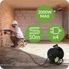 Bobine de câble KRUMAD de 50 mètres avec 4 prises de Voir les images du produit 7