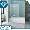 A modern bathroom with a bathtub and a glass shower screen. Produktbild-Vorschau