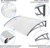 TRMLBE 150 x 100cm Vordach für Haustür Pultbogenvordach Produktbild-Vorschau 6