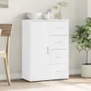 vidaXL Credenza bianca 60x31x84 cm Materiale a base di Anteprima dell’immagine prodotto 3