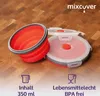 mixcover faltbare Frischhaltedose mit Deckel aus Silikon Produktbild-Vorschau 5