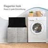 Zonovi Wasmand – Drie Vakken Met Deksel – 3 in 1 Wasmand - Productafbeelding-voorbeeld 4