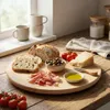 Deska OBROTOWA 30cm drewniana buk Do Serwowania Pizzy Podgląd zdjęcia produktu 7