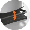 ROTHO Treteimer Paso 40l 35,3x29,5x67,6cm karbon Podgląd zdjęcia produktu 5