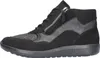 A side view of a black high-top sneaker. Produktbild-Vorschau