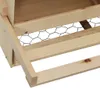 vidaXL Nid de poule 3 compartiments 72 x 33 x 38 cm Pin Voir les images du produit 18