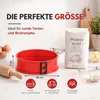 Silikon Springform Rot Ø 23 cm mit Thermo Glasplatte | Produktbild-Vorschau 4