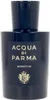 A black bottle of Acqua di Parma Quercia Eau de Parfum. Voir les images du produit
