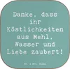 Mr. & Mrs. Panda Tischschoner Spruch Bäcker-Dank - Produktbild-Vorschau 1