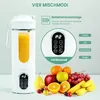 Mini-Standmixer, 530ml tragbarer Mixer mit Edelstahl Produktbild-Vorschau 4