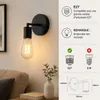 ZMH Deckenleuchte Schwarz 1 Flammig Deckenlampe Vintage Produktbild-Vorschau 12