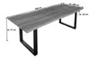 Esstisch Baumkante massiv Akazie stone 240 x 100 cm schwarz Produktbild-Vorschau 2