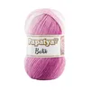A ball of yarn with a gradient of pink and white colors. Produktbild-Vorschau