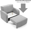 LIKMA Sofa 3 osobowa Otto Turkusowa 155 cm z Funkcją Podgląd zdjęcia produktu 4