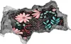 Selbstklebender Loch-3D-Aufkleber 95x73 cm Frühlingsblumen Produktbild-Vorschau 1