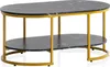 Konferenční stolek FineBuy 100 x 60 x 45 cm, černý, vzhled Náhled obrázku produktu 6