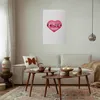 Posterpapier Poster - Loving Lips 60x90 cm Text Produktbild-Vorschau 2
