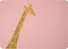 Tovaglietta ASA Kids Giraffe Gisele 46x33cm in pelle rosa 1 Anteprima dell’immagine prodotto 1