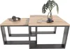 MATKAM Satztisch 2er Set, Couchtisch im Industrie-Stil, Produktbild-Vorschau 3