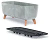 nabbi Fioriera in plastica su gambe DGCL400E 39 cm - grigio Anteprima dell’immagine prodotto 12