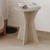 Decortie Lisa Runder Beistelltisch, Travertin 51x36x40 cm Produktbild-Vorschau 3