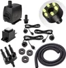 CLGarden Springbrunnen Pumpe Set SP3-S mit warmweißer LED Produktbild-Vorschau 1