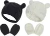 Wintermützen-Handschuh-Set für geborene, für Mädchen von Produktbild-Vorschau 1