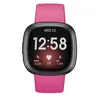 Strap-it Fitbit Sense Silikon Armband Classic (Pink) - Produktbild-Vorschau 3