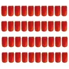 40er Set Premium Kompositions Grablicht T3 Rot | Grabkerzen Produktbild-Vorschau 1