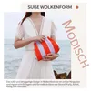 Damen Clutch, Sommer Gestrickt Gestreift Klein Clutch, Produktbild-Vorschau 3
