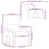 VidaXL 371791, Koža, Krém, Pena, 110 kg, 710 mm, 865 mm Náhľad obrázku produktu 8