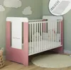 Lit bébé à barreaux avec matelas & petite princesse gravée Voir les images du produit 6