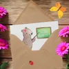 Mr. & Mrs. Panda Grußkarte Deutschlehrerin Herz - Weiß - Produktbild-Vorschau 3