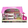 4iQ Solid Puppenhaus aus Holz für Kinder Pink mit Produktbild-Vorschau 7