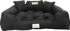 A black dog bed with raised sides and plush cushioning. Anteprima dell’immagine prodotto