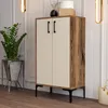 Skye Decor, Prague - Walnut, Cream, Armoires à chaussures, Voir les images du produit 1
