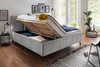 Doppelbett Lizzie 160x200cm mit Stauraum - grau Produktbild-Vorschau 8