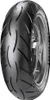 A motorcycle tire on a white background. Anteprima dell’immagine prodotto
