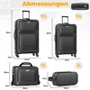 KESSER® Reisekoffer Set 4-teilig | Trolley Kofferset Produktbild-Vorschau 2