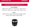Samyang V-AF 45mm T1.9 FE do Sony E, obiektyw wideo, Podgląd zdjęcia produktu 7