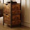 Table de chevet, table de chambre, commode à 2 tiroirs, Voir les images du produit 6