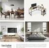 Bureau HAMILTON 138x138x75,5cm - Bois clair industriel, Voir les images du produit 5