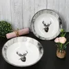 2x Alois Servierschalen Ø23cm 1L Porzellan Hirsch Produktbild-Vorschau 5